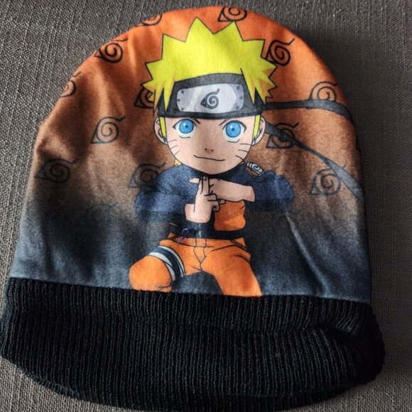 Bioworld Naruto Hidden Leaf Beanie Toque Hat Unisex OS Knit Fleece - Picture 3 of 5
